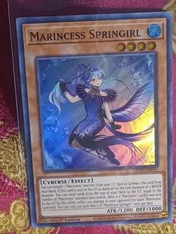 Marcincess Springirl Legendary Duelists Duels from the Deep Yu-Gi-Oh 1st Edition - Image 1