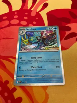 Inteleon Mega Evolution Prerelease Promo 002 Pokemon TCG - Image 1