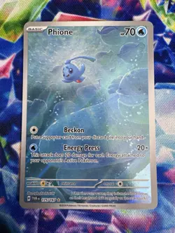 Pokemon Phione 175/167 Twilight Masquerade Illustration Rare Holo NM - Image 1