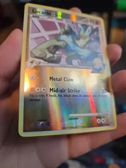 Pokemon 2009 Platinum Supreme Victors Lucario C Reverse Holo Card #31/147 - Image 2