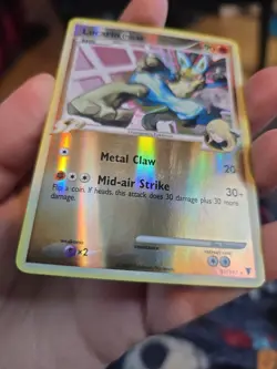 Pokemon 2009 Platinum Supreme Victors Lucario C Reverse Holo Card #31/147 - Image 3