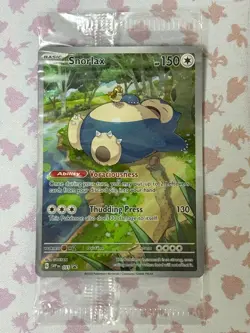 2023 Pokemon TCG S&V 151 Snorlax Black Star Promo #051 NM - SEALED - Image 1