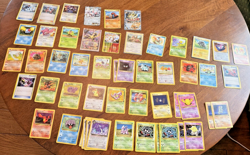Vintage Pokemon Card Lot WOTC Team Rocket Holos EX Japanese Mixed Cards 307s - Image 1
