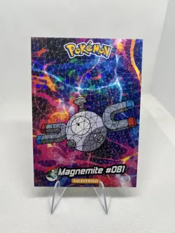 Magnemite #81 - Cracked Ice Holo - Crystal Collection 2024 - Pokemon Card - Image 1