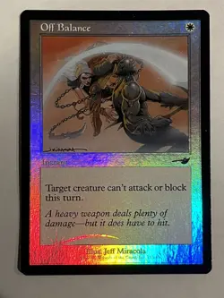 Off Balance NM Foil Nemesis MTG - Image 1