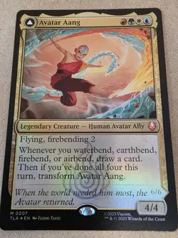 Avatar Aang - Foil - Avatar: The Last Airbender - Mtg - Image 1