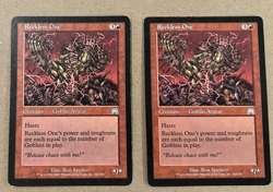 2x - Reckless One - Onslaught - MTG - Magic the Gathering - x2 - Image 1
