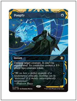 1x Pongify, Secrets of Strixhaven Mystical Archive, MTG NM - Image 1