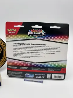 Pokemon Prismatic Evolutions Tech Sticker Collection - Sylveon - Sealed AD - Image 2