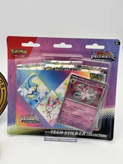 Pokemon Prismatic Evolutions Tech Sticker Collection - Sylveon - Sealed AD - Image 3