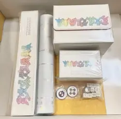 Pokemon S-Chinese EEVEE Playmat+Card Deck Box+Storage Box+Dice+Damage Counters - Image 1