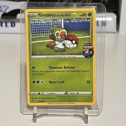 Grookey on the Ball Pokemon Futsal Promo 003/005 Regular EN 2020 - Image 1