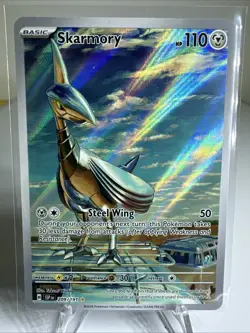 Skarmory 209/191 Sv08: Surging Sparks Illustration Pokemon TCG Near Mint - Image 1