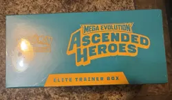 POKEMON TCG MEGA EVOLUTION ASCENDED HEROES ETB ELITE TRAINER BOX FCTRY SEALED K - Image 2
