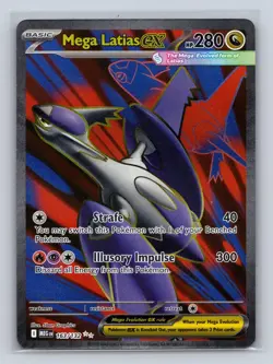 Mega Latias ex 163/132 Ultra Rare Mega Evolution Pokemon NM - Image 1
