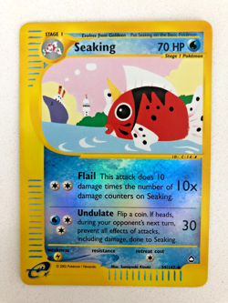 2003 Pokemon Seaking #059/147 Aquapolis Reverse Holo [LP-NM] - Image 1
