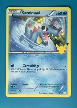 Pokemon Totodile 018/025 McDonald's 25th Anniversary German / US Seller - Image 1
