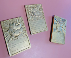 Pokemon Gold Bars Pikachu, Togepi and Charizard Set Of 3 Collectibles - Image 2