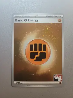 Pokemon TCG Basic Fighting Energy 006 Cosmo Holo Prize Stamped NM - Image 1