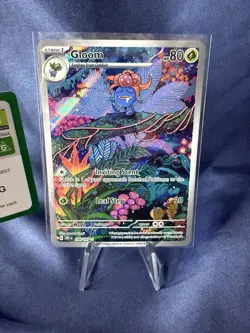 Gloom 198/197 SV03 Obsidian Flames Holo Illustration Rare 80 HP - Image 1
