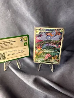 Gloom 198/197 SV03 Obsidian Flames Holo Illustration Rare 80 HP - Image 2