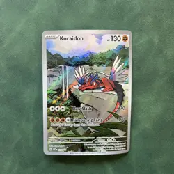 Pokemon TCG Koraidon SVP 014 Black Star Promo Scarlet Violet Holo - Image 1