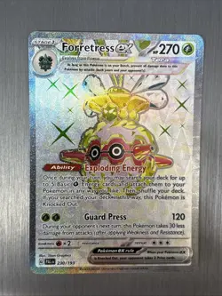 Pokemon TCG Forretress ex 230/193 Paldea Evolved Full Art Ultra Rare Holo - Image 1