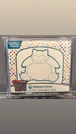 Pokemon 151 Pokemon Center Exclusive Elite Trainer Box ETB Sealed - Image 1