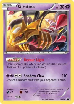 1x Giratina | XY Promos (PR) | XY184 | Promo | Holofoil | MP | Pokemon - Image 1