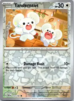 Tandemaus 153/182 Common Paradox Rift Pokemon Reverse Holo NM - Image 1