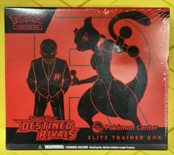 Pokemon Center Destined Rivals PC Elite Trainer Box SEALED PC ETB Plastic Tear - Image 1