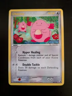 Chansey ex Unseen Forces Reverse Holo Stamped 20/115 Pokemon LP - Image 1