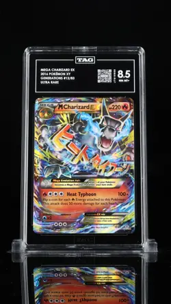 2016 Pokemon XY Generations #12/83 Mega Charizard Ex Ultra Rare TAG 8 NM-MT - Image 1