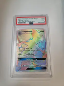 Sceptile GX Lost Thunder Secret Pokemon Sun & Moon #216 PSA 9 Mint - Image 1