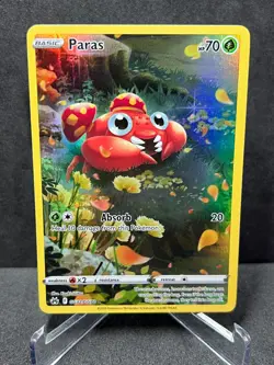 Pokemon Paras GG32/GG70 Crown Zenith Galarian Gallery Holo Near Mint-LP - Image 1