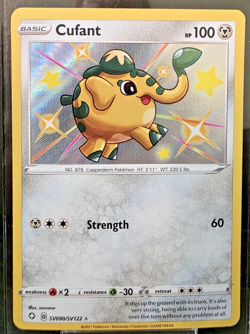 Cufant SV090/SV122 Shining Fates: Shiny Vault Holo NM Pokemon TCG - Image 1