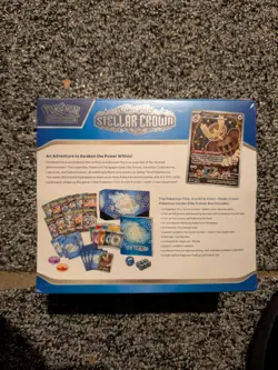 Pokemon TCG Stellar Crown ETB Pokemon Center Exclusive - New Factory Sealed - Image 2