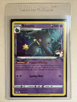 Pokemon Card - Banette - Cosmos HOLO Promo (073/196) Prize Pack Series 3 NM - Image 1
