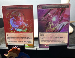 CHAOTIC SUPER RARE CHROMATIC POSTLUDE AND FLUIDMORPHER'S FANFARE CARDS - Image 1