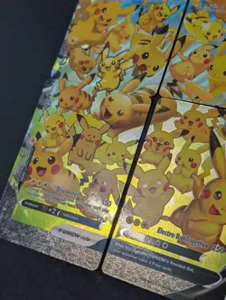 Pikachu V-Union [Set of 4] SWSH: Sword & Shield Promo Cards Holo Pokemon TCG - Image 2