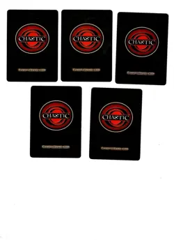 Chaotic lot #076. Lot of 5 Super Rare cards. All Mugic - Image 2