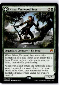 Nissa, Vastwood Seer Magic Origins Regular NM M 189/272 - Image 1
