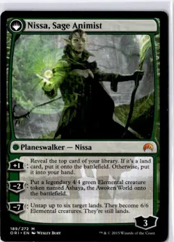 Nissa, Vastwood Seer Magic Origins Regular NM M 189/272 - Image 2