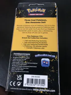 2022 Pokemon - Knockout Collection: Toxtricity [3 Foils, 2 Packs, 1 Coin] (NEW) 820650131394 - Image 2
