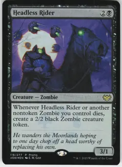 FOIL HEADLESS RIDER 118 R NEAR MINT - Image 1