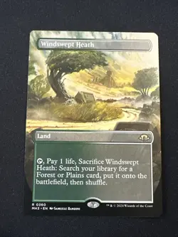 Magic the Gathering: Windswept Heath (Borderless) Modern Horizons 3 Reg NM - Image 1