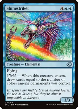 Shinestriker - Foil Lorwyn Eclipsed Lightly Played, English - Image 1
