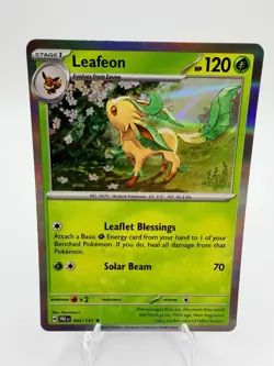 Leafeon 005/131 Holo Rare Prismatic Evolutions Pokemon Holo Near Mint - Image 1
