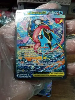 Mega Greninja ex SIR 116/086 Chaos Rising Special Illustration Rare Pokemon TCG - Image 5