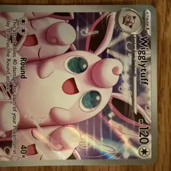 Pokemon TCG Wigglytuff 105/94 Phantasmal Flames Illustration Rare NM - Image 3